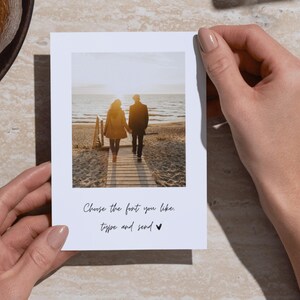 Carte de Saint-Valentin personnalisée pour lui, sa carte photo amant, carte Je t'aime, cœurs rose rouge blanc, 14 février, Saint-Valentin numérique de l'amour Canva