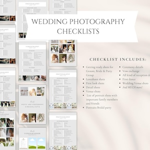 Complete Photolist For Wedding Photography Videographer Examples Digital List Photo To Capture Photo Examples Shotlist Wedding Cheatsheet