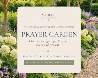 Contemplative Prayer Garden Plan | Meditation Retreat Landscape Design (PDF)
