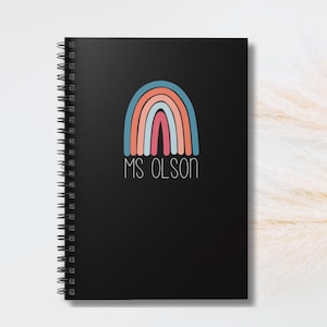 Personalized Teacher Notebook: Custom Appreciation Gift