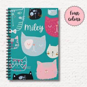 Gift for Girls, Personalized Notebooks for Kids, Girls Party Favors, Girls Notebooks, Kids Notebooks, Custom Name Notebook, Tween Journals
