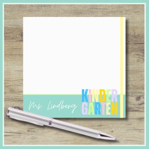 Personalized Teacher Sticky Notes, Custom Teacher Post-it® Notes, Teacher Appreciation Gifts, Back to School Teacher Gift, New Teacher Gifts