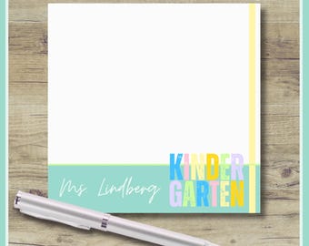 Personalisierte Lehrer Sticky Notizen, individuell gestaltete Post-it® Notes