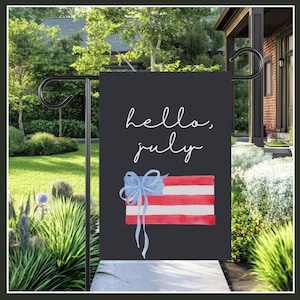 Patriotic Garden Flag: Red White Blue, 4th of July Decor
