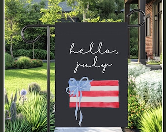 Patriotic Garden Flag: Red White Blue, 4th of July Decor
