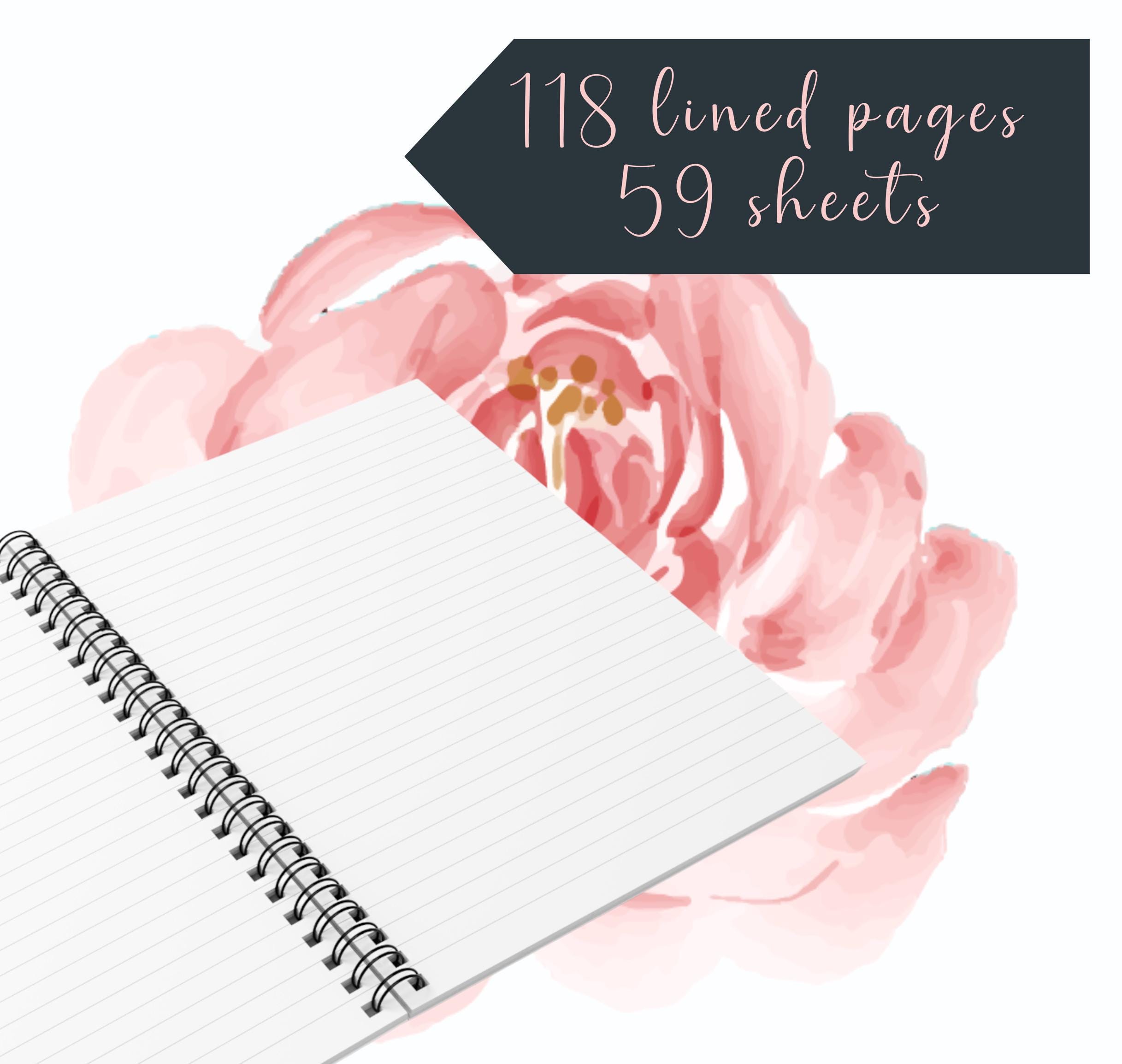 Personalized Spiral Notebook Custom Notebooks Women Monogrammed Notebook Custom Spiral Notebook Personal Monogrammed Gift Gratitude Journal
