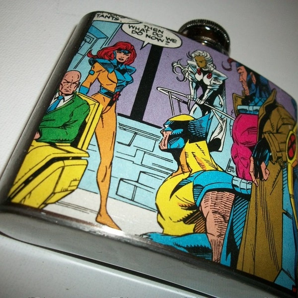 X-MEN 5oz Flask Vintage Comic Book Art