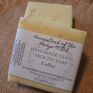 Cold Process Soap - Coffee