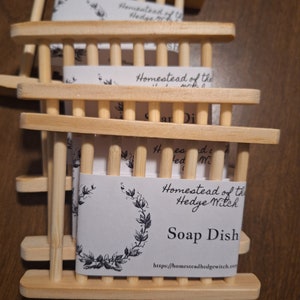 Light Wooden Soap Dish