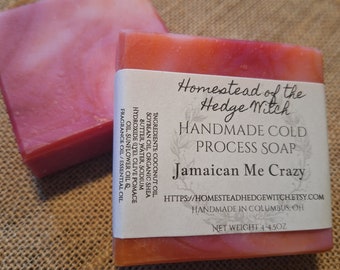 Cold Process Soap - Jamaican Me Crazy