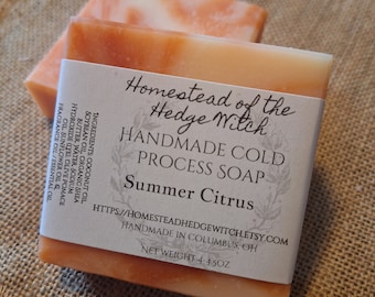 Cold Process Soap - Summer Citrus