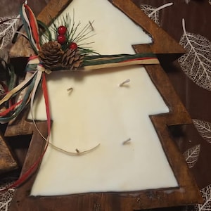 Tree Dough Bowl Candle