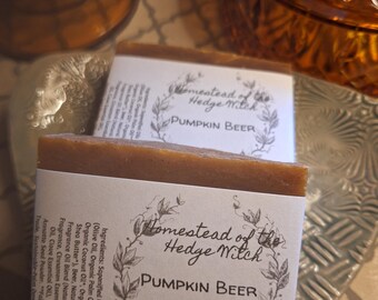 Cold Process Soap - Pumpkin Beer
