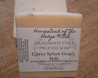 Cold Process Soap - Citrus Splash Goat Milk