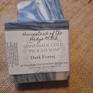 Cold Process Soap - Dark Forest