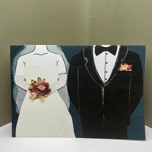 Bride and Groom Wedding Card
