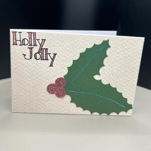 Kleine Holly Jolly-kerstkaart