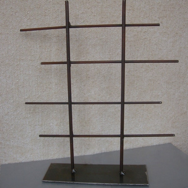 Rustic Metal Jewelry Display Rack- SHORT
