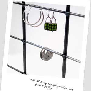 SHORT Natural Metal Jewelry Rack by Grafix image 4
