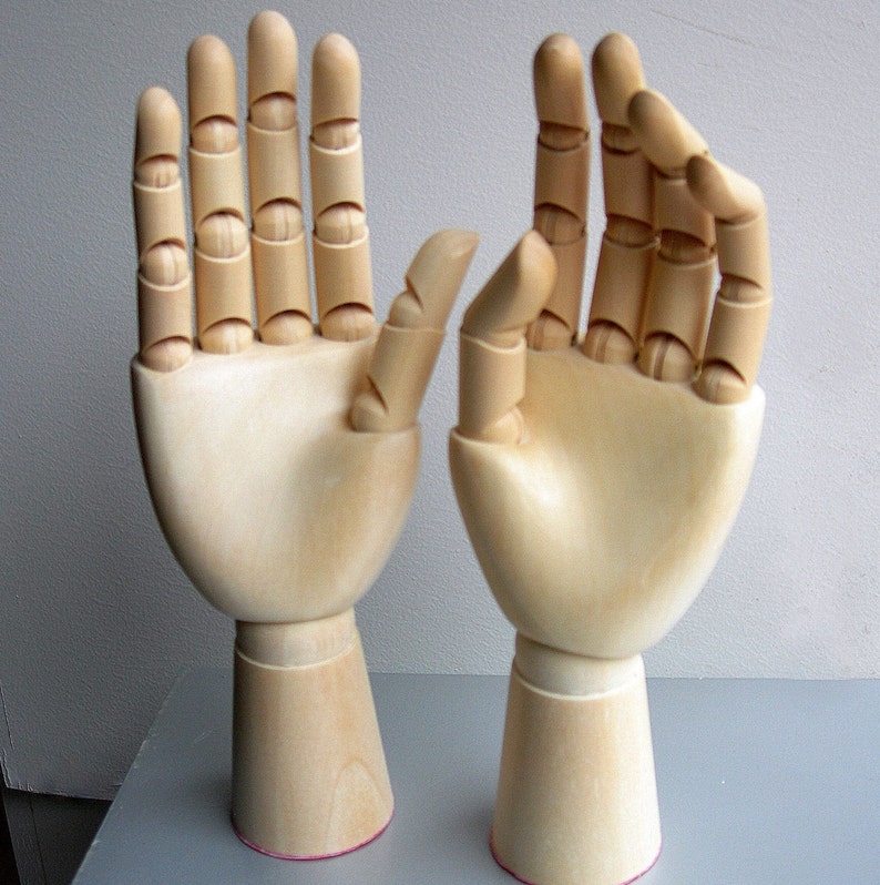 6 inch Wooden Mannequin DISPLAY HAND SMALL Manikin New Etsy