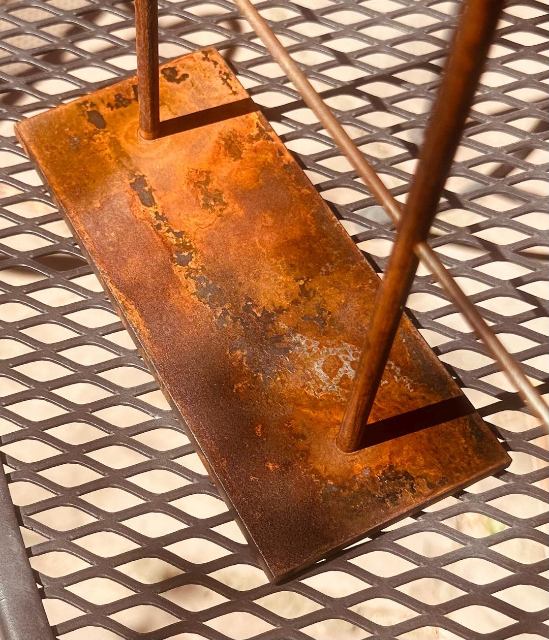 Rustic Metal Display Rack TALL Rustic Finish Metal Jewelry Display Rackl - Etsy