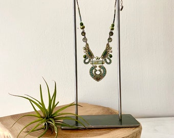 Jewelry Display Stand Metal Natural Steel - THIN LINE STAND