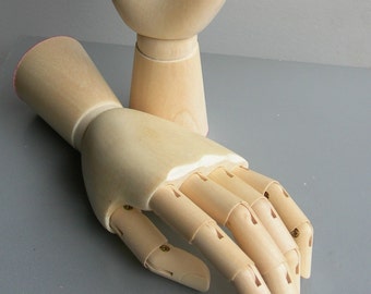 6 inch Wooden Mannequin DISPLAY HAND SMALL - Manikin New