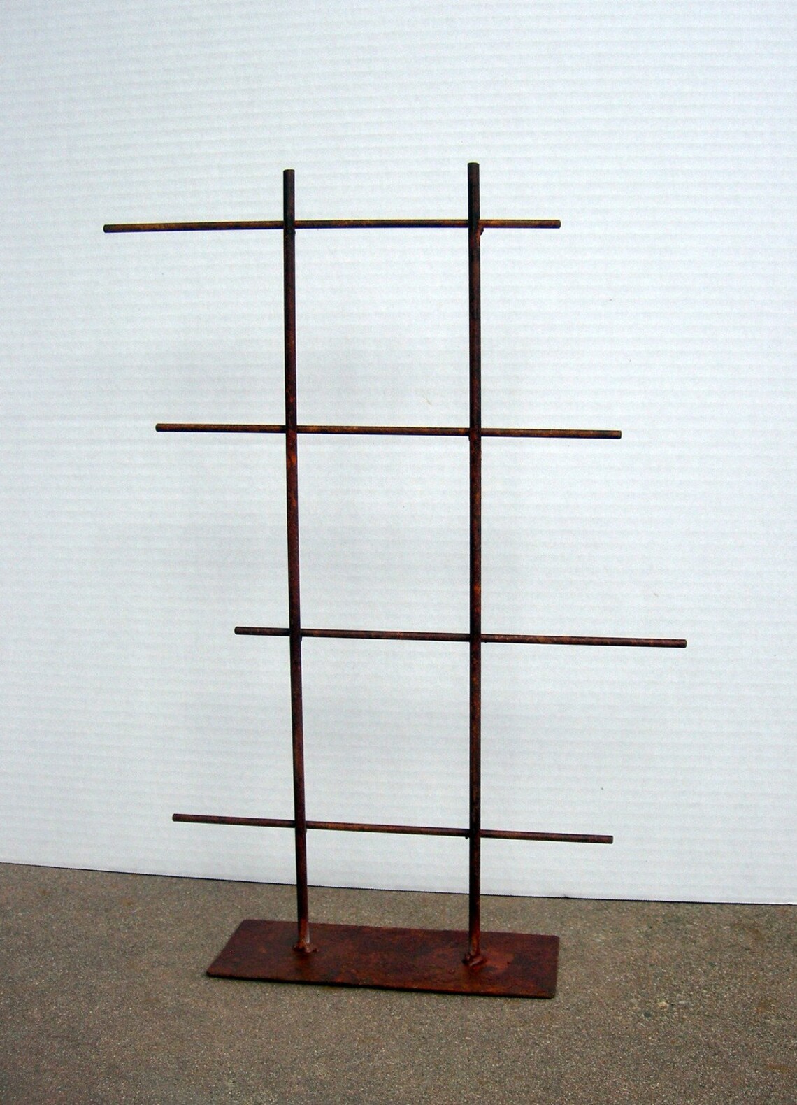 SHORT Rustic Metal Jewelry Display Rack - Etsy