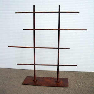 SHORT Rustic Metal Jewelry Display Rack