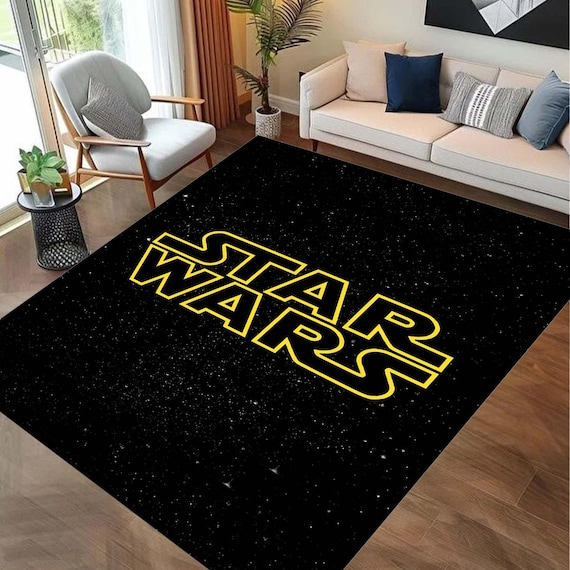 Area Rug, Soft Rug, Custom Rug, Star Wars Rug, STARWARS RUG, Personalized Rug, Kids Room Rug, Kids Room Gift Rug, Indoor Rug, Non Slip Based