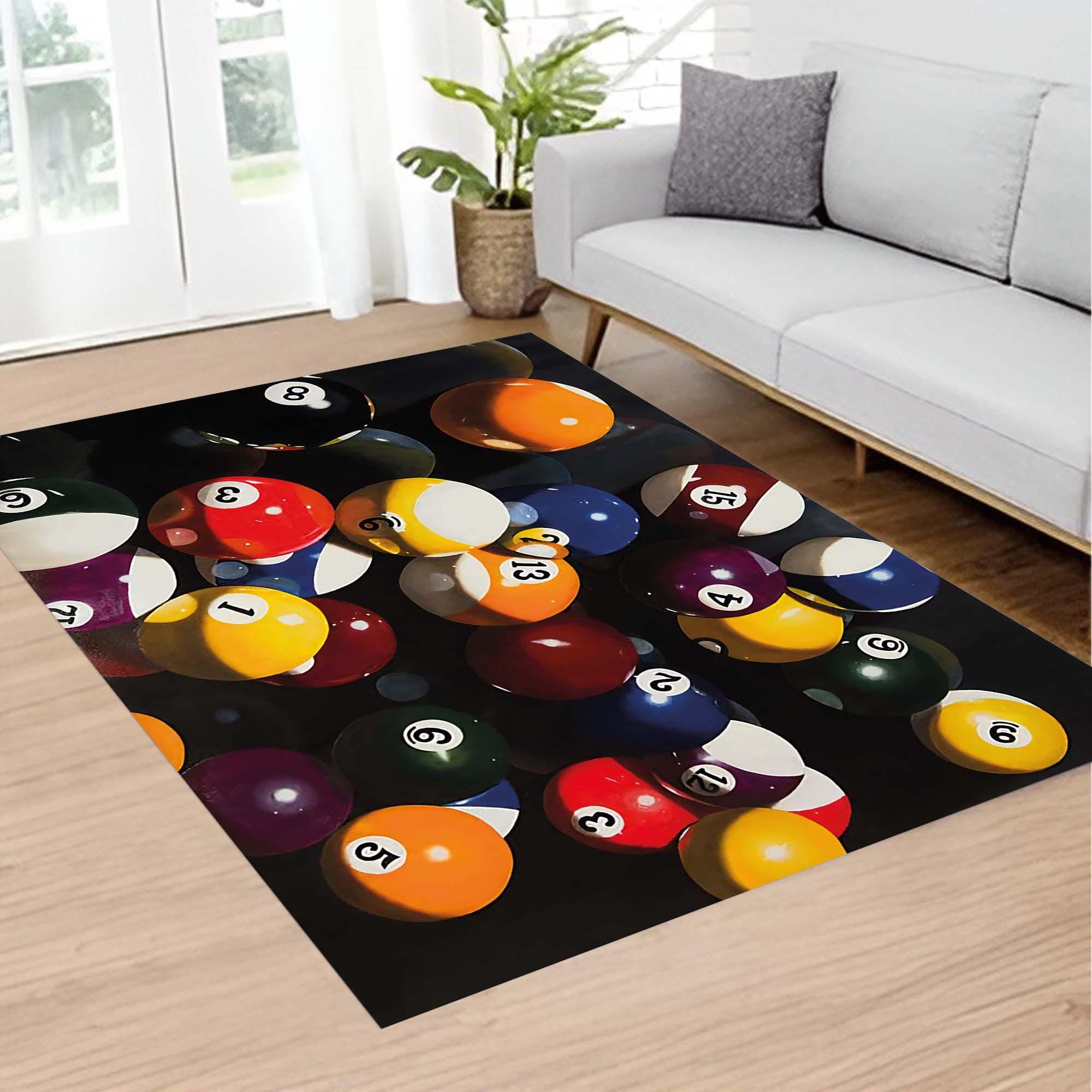 Rug,billiard Balls, Numbers Balls Billiards, Billiards Rug, Billiard ...