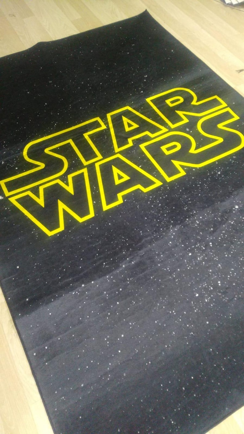 Area Rug, Soft Rug, Custom Rug, Star Wars Rug, STARWARS RUG, Personalized Rug, Kids Room Rug, Kids Room Gift Rug, Indoor Rug, Non Slip Based image 6