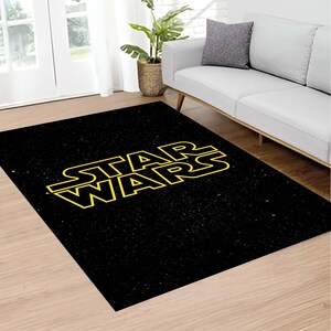 Area Rug, Soft Rug, Custom Rug, Star Wars Rug, STARWARS RUG, Personalized Rug, Kids Room Rug, Kids Room Gift Rug, Indoor Rug, Non Slip Based