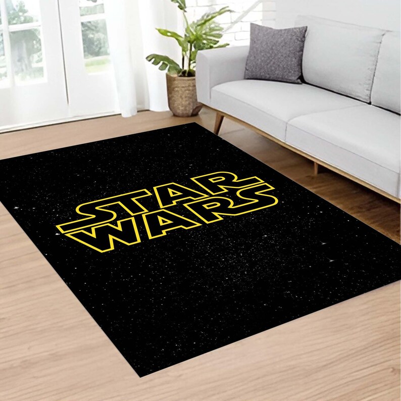Area Rug, Soft Rug, Custom Rug, Star Wars Rug, STARWARS RUG, Personalized Rug, Kids Room Rug, Kids Room Gift Rug, Indoor Rug, Non Slip Based