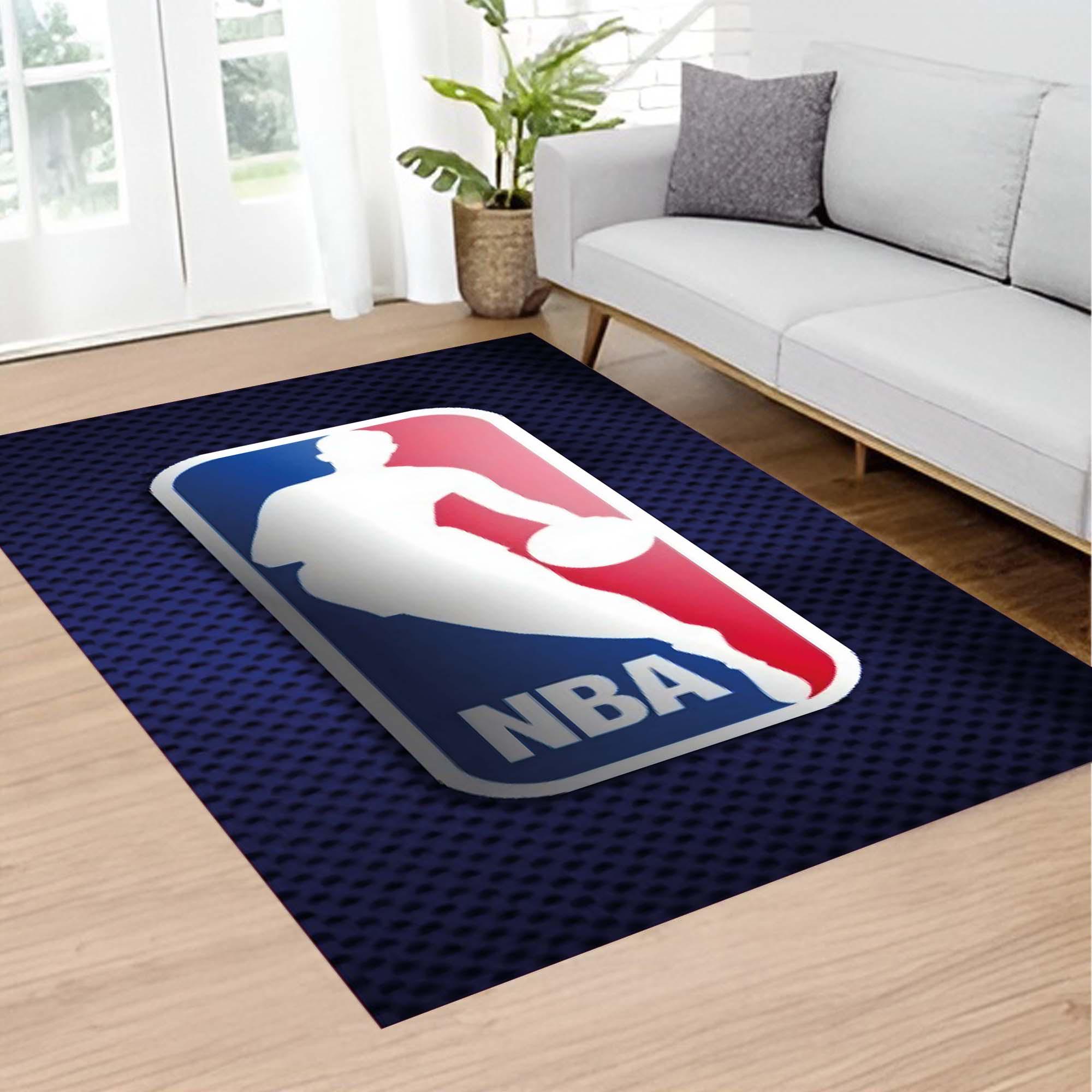 Nba Outdoor Rugs Custom Rug, NBA Inspired Basketball Rug, Sports Fan Area Rug, Game Room ...