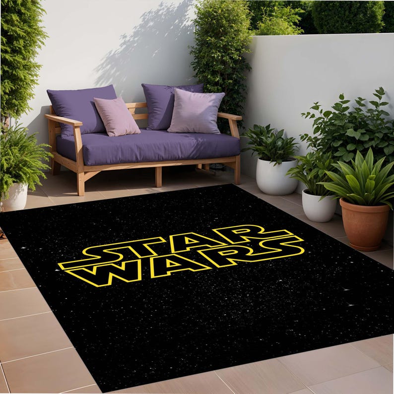 Area Rug, Soft Rug, Custom Rug, Star Wars Rug, STARWARS RUG, Personalized Rug, Kids Room Rug, Kids Room Gift Rug, Indoor Rug, Non Slip Based