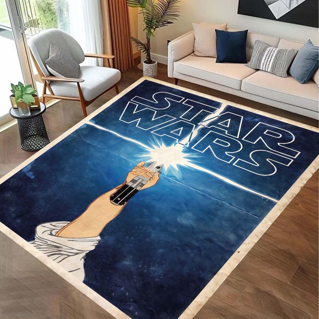 Star Wars Rug, Starwars Rug, Sci Fi Galaxy Rug, Futuristic Space Themed ...