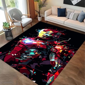 Kids Room Rug, Avenger Rug, Super Hero Rug, Fantastic Rug, Movie Rug, Kids Room Decor, Soft Rug, Cute Rug, Avenger Themed Rug, Indoor Rugs