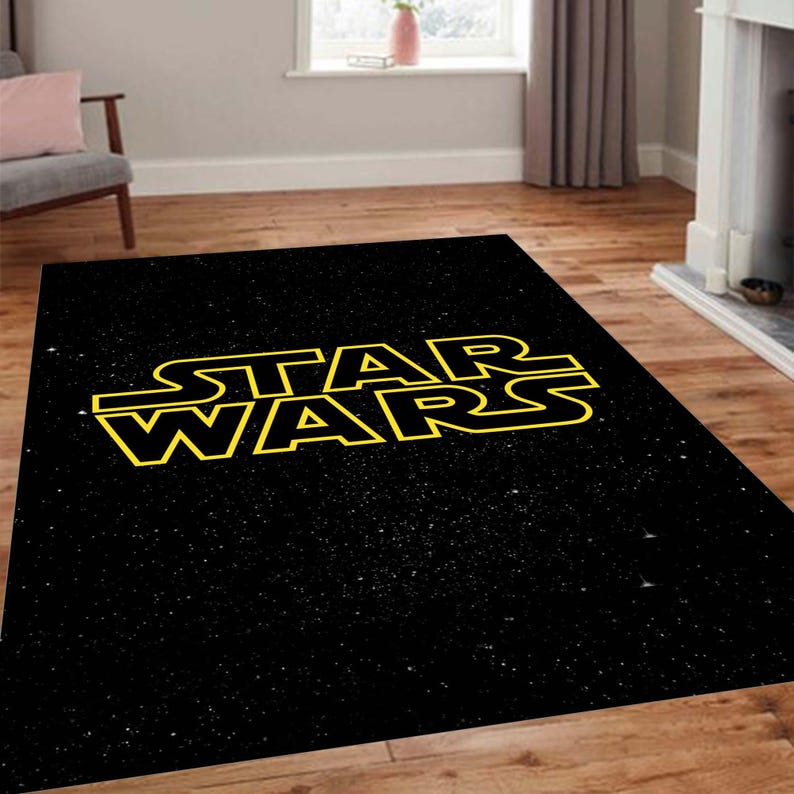 Area Rug, Soft Rug, Custom Rug, Star Wars Rug, STARWARS RUG, Personalized Rug, Kids Room Rug, Kids Room Gift Rug, Indoor Rug, Non Slip Based