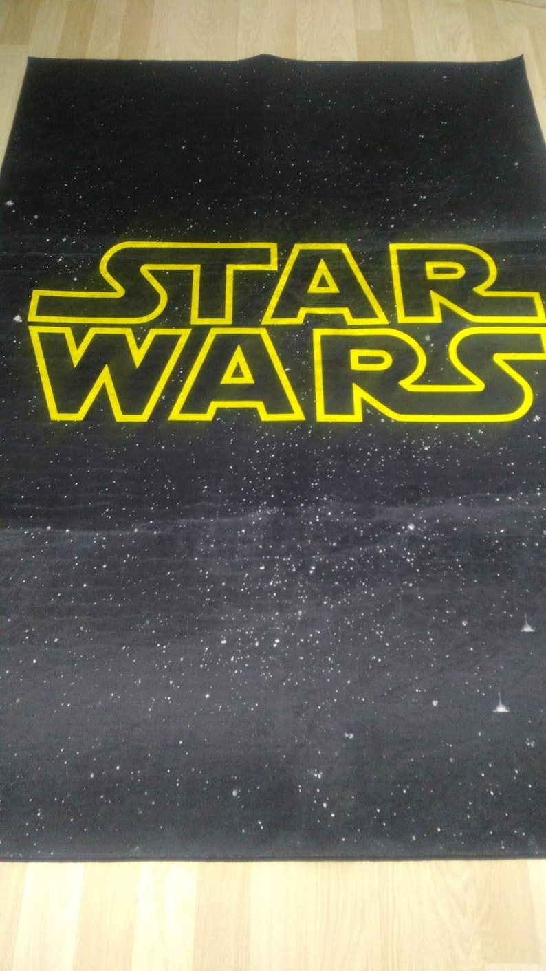 Area Rug, Soft Rug, Custom Rug, Star Wars Rug, STARWARS RUG, Personalized Rug, Kids Room Rug, Kids Room Gift Rug, Indoor Rug, Non Slip Based image 4