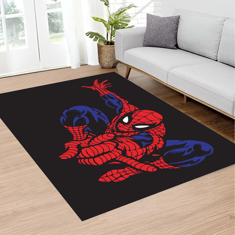 Kids Room Rug, Spider Men Rug, Avenger Rug, Spider Man Rug, Super Hero ...
