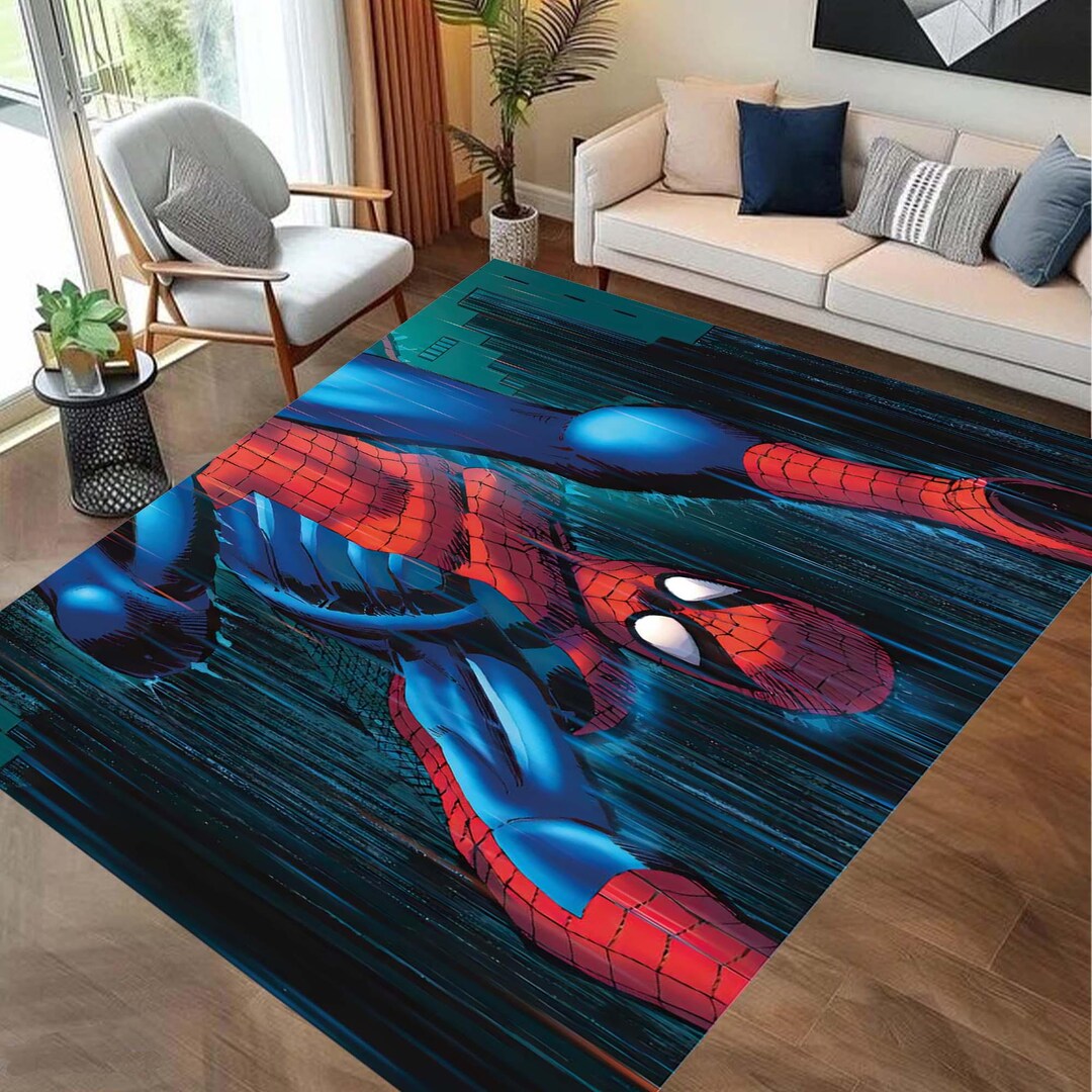 Spider Man Rug, Amazing Spider Man Rug, Kids Room Rug, Kids Room Decor ...