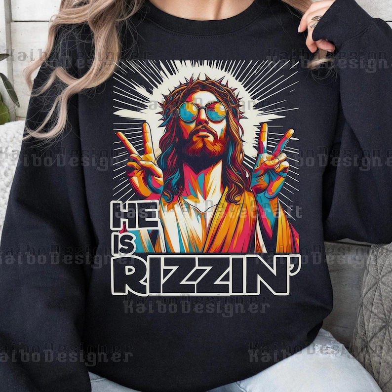 Meme He is Rizzin' Png, Christian Png, Jesus Playing Basketball ...