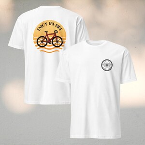 Bicycle T-Shirt, Cyclist T-Shirt, Bike Life Apparel, Mountain Biking Tshirt, Bikepacking T-Shirt