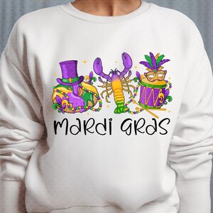 Mardi Gras Vibes PNG,Mardi Gras Png,Crawfish Png,Fleur De Lis Png,Mardi Beads Louisiana Festival Shirt Png,King Cake Png,Fat Tuesday Png