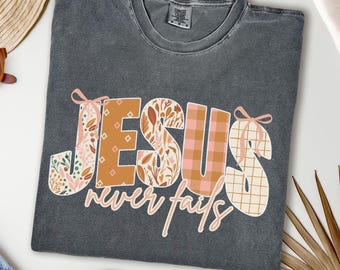 T-shirt chrétien automne pour femme, t-shirt Cottage Core, t-shirt Grand Millennium, couleurs confortables, t-shirt preppy, t-shirt Faith, amoureux de Jésus, chemise unisexe
