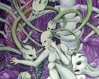Undeniable Beauty of a Love in Decline lithographic print