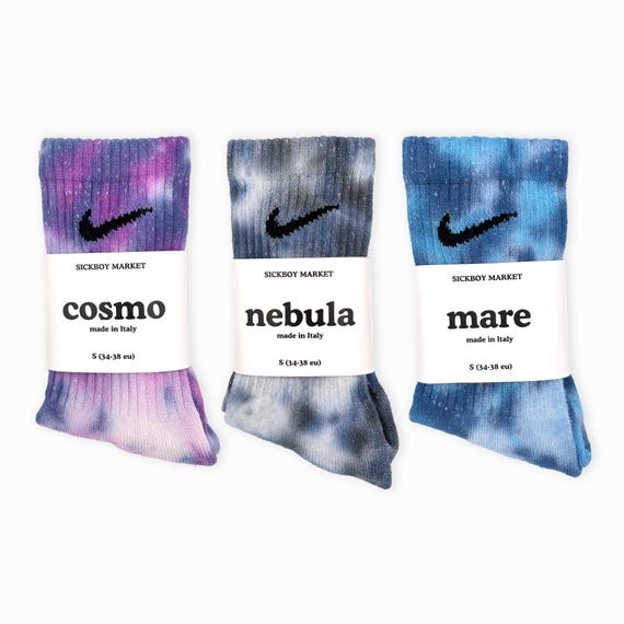tie dye nike socks pack