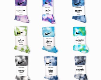 Calze Nike Tie Dye - Cool Tones