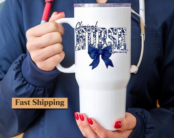 Clinical Nurse Specialist Tumbler: 40oz Personalized Nurse Gift